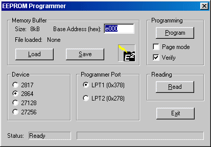 EEPROM programming software