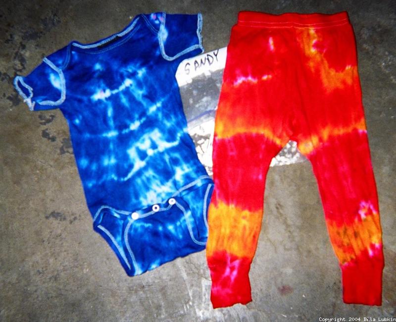 Sandy's Tie Dyes - Onesie, Pants