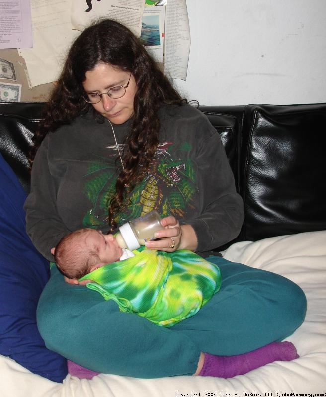 Irene Bottle Feeding John