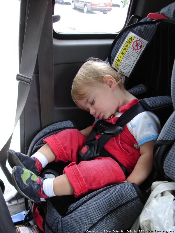 Asleep in the Truck