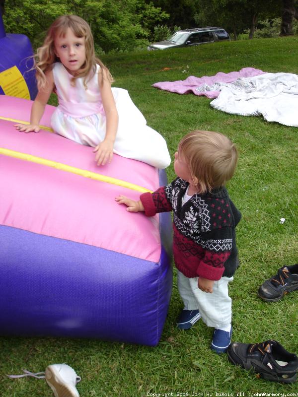 At the Bouncy House