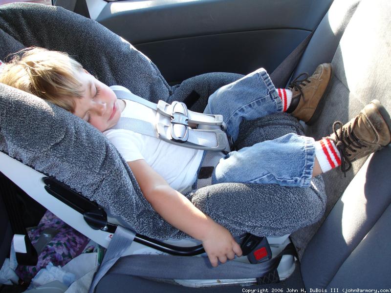 Asleep in the Truck