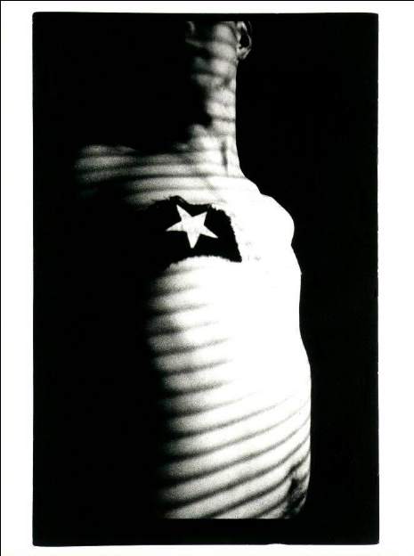 Naked Patriot-Black and White photo