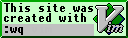 This site created with vim!