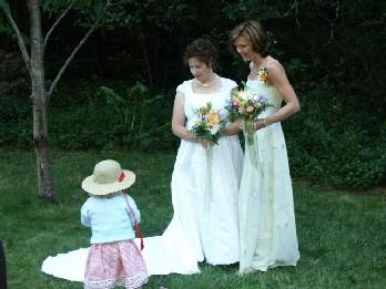 Irene,matron-of-honor Jodie,Nadya