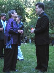 John with his mother, Marcia
