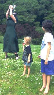 Irene caught the bouquet