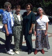 Sandy's mother LaVera, Aunt Jan, Lili, me