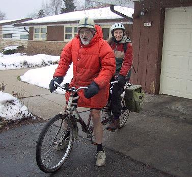 Eli & Thelma on the tandem