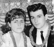John and Wife Cecilia shortly after their Wedding