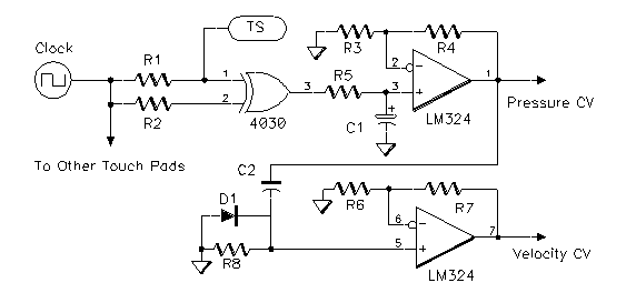 pressure sensitive touch switch schematic