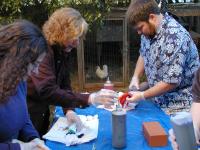 Irene, Carol & Bob Tie Dying