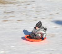 Saucer Sledding