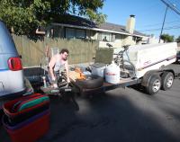 How my tent trailer got to Burning Man