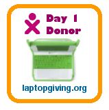 [First-day Donor to OLPC]